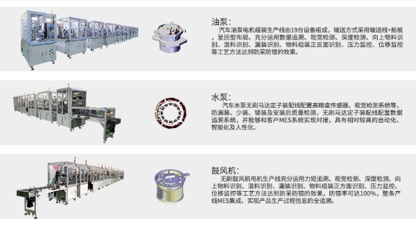 澳门世界杯电机自动组装生产线组装工艺技术升级